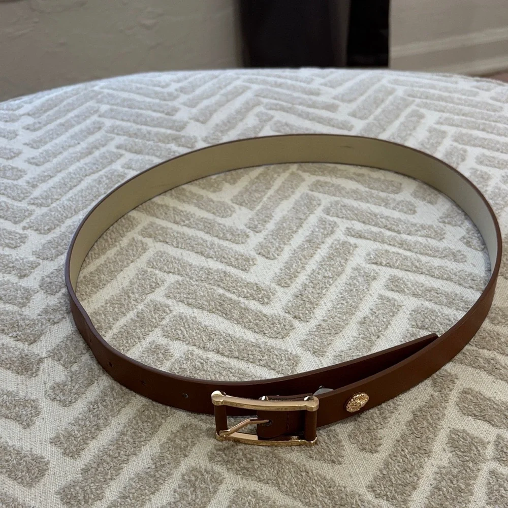 Classic Brown Leather Belt